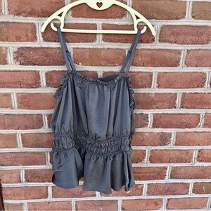 Gray torrid ruffled camisole. XXL